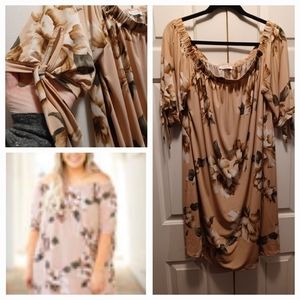 Off the shoulder dress